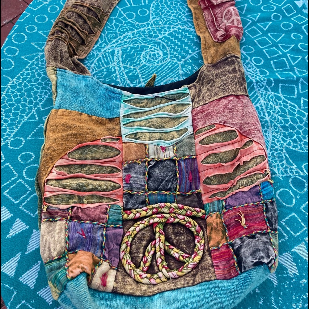 Hippie Bag, multicolored, funky, crossbody bag